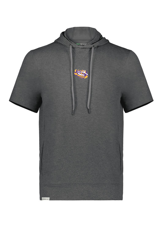 Springville Tigers Minimal Short Sleeve Performance Hoodie | Adult-Sister Shirts-Sister Shirts, Cute & Custom Tees for Mama & Littles in Trussville, Alabama.