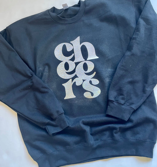 Cheers Foil | Adult Pullover-Adult Pullover-Sister Shirts-Sister Shirts, Cute & Custom Tees for Mama & Littles in Trussville, Alabama.