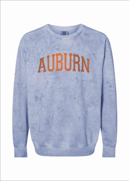 Auburn Foil | Adult Colorblast Pullover-Adult Pullover-Sister Shirts-Sister Shirts, Cute & Custom Tees for Mama & Littles in Trussville, Alabama.