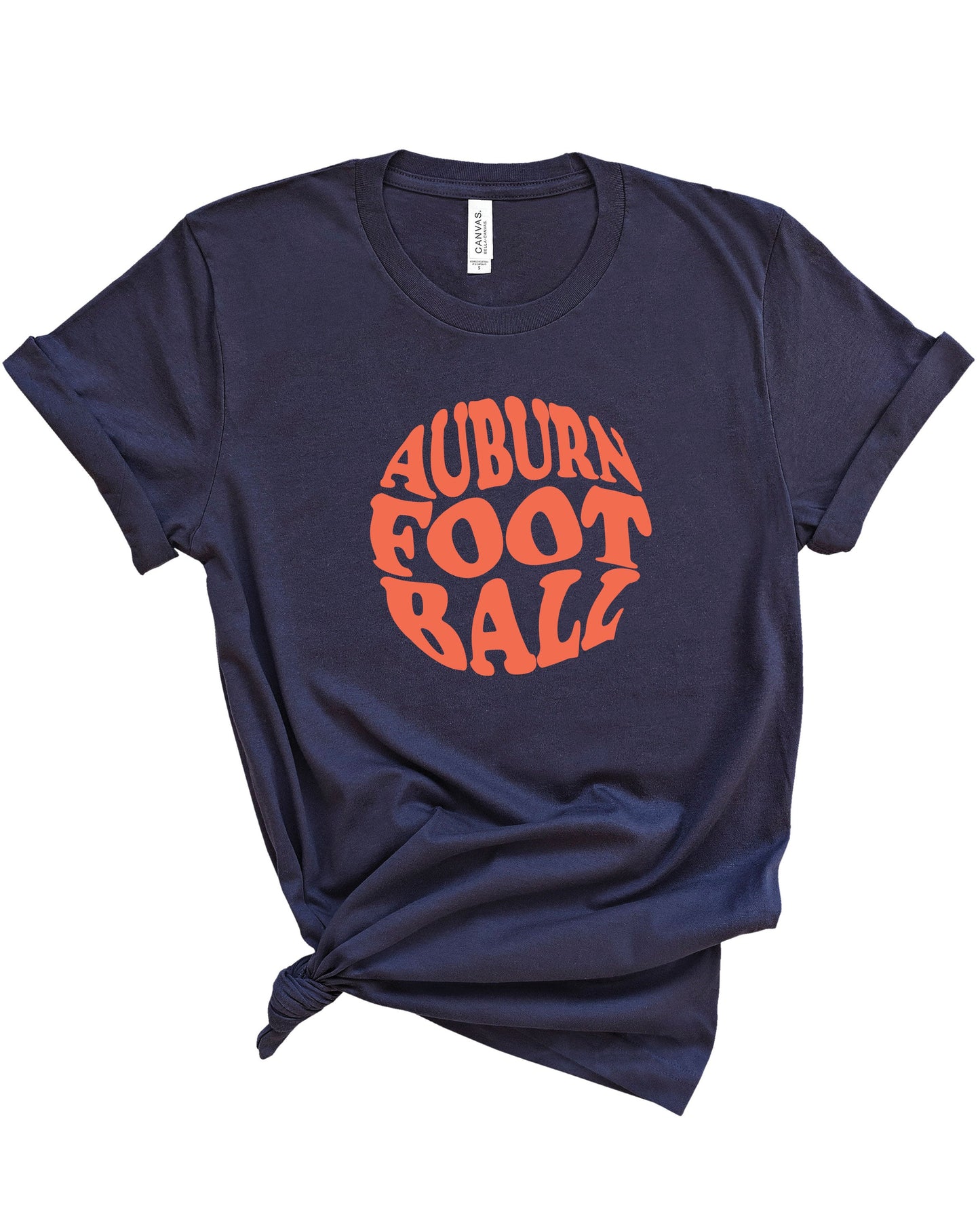 Auburn Circle Football | Adult Tee-Adult Tee-Sister Shirts-Sister Shirts, Cute & Custom Tees for Mama & Littles in Trussville, Alabama.