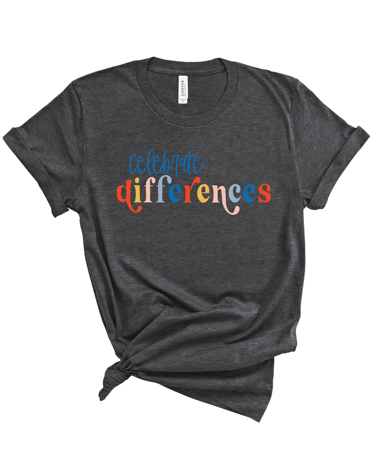 Celebrate Differences | Adult Tee-Adult Tee-Sister Shirts-Sister Shirts, Cute & Custom Tees for Mama & Littles in Trussville, Alabama.