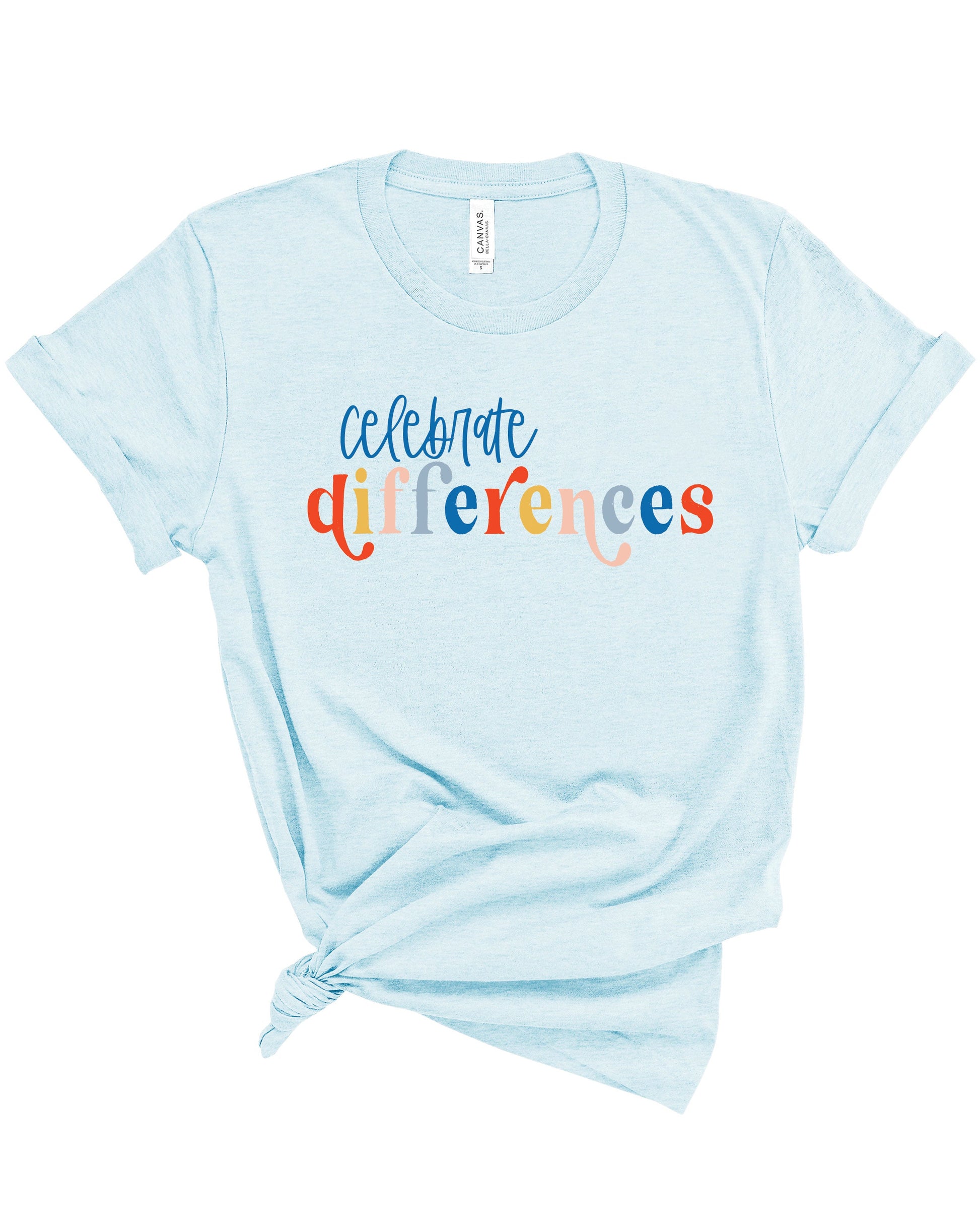 Celebrate Differences | Adult Tee-Adult Tee-Sister Shirts-Sister Shirts, Cute & Custom Tees for Mama & Littles in Trussville, Alabama.