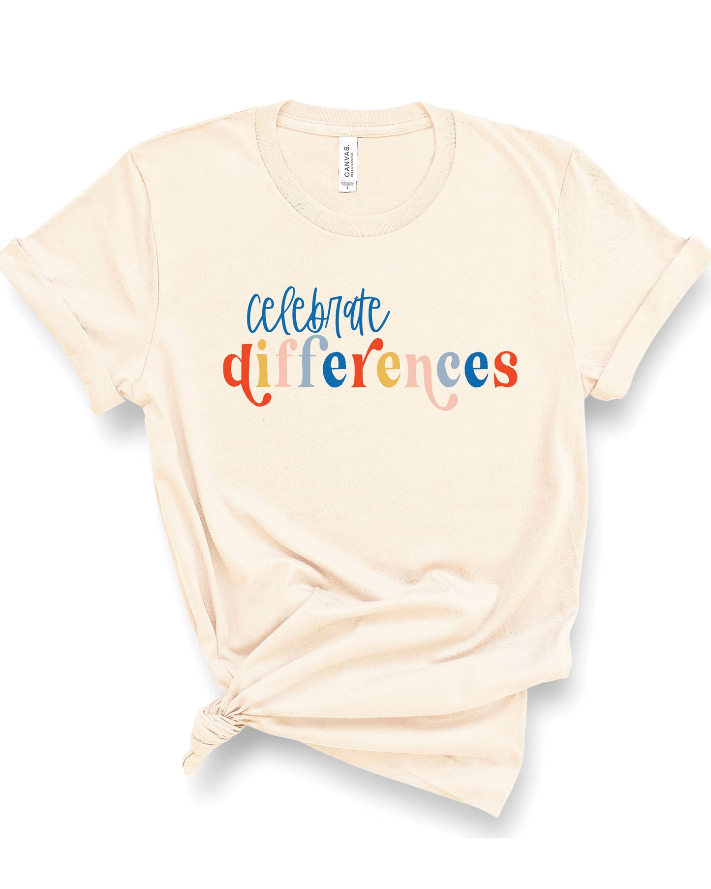 Celebrate Differences | Adult Tee-Adult Tee-Sister Shirts-Sister Shirts, Cute & Custom Tees for Mama & Littles in Trussville, Alabama.