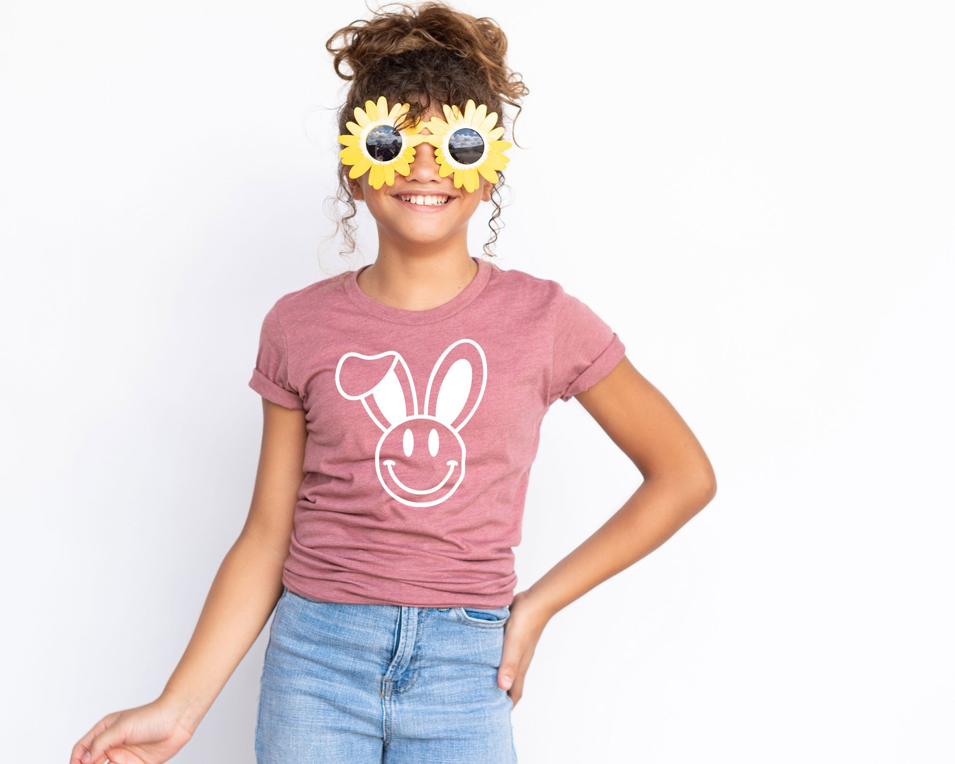 Hoppy Bunny | Kids Tee-Kids Tees-Sister Shirts-Sister Shirts, Cute & Custom Tees for Mama & Littles in Trussville, Alabama.