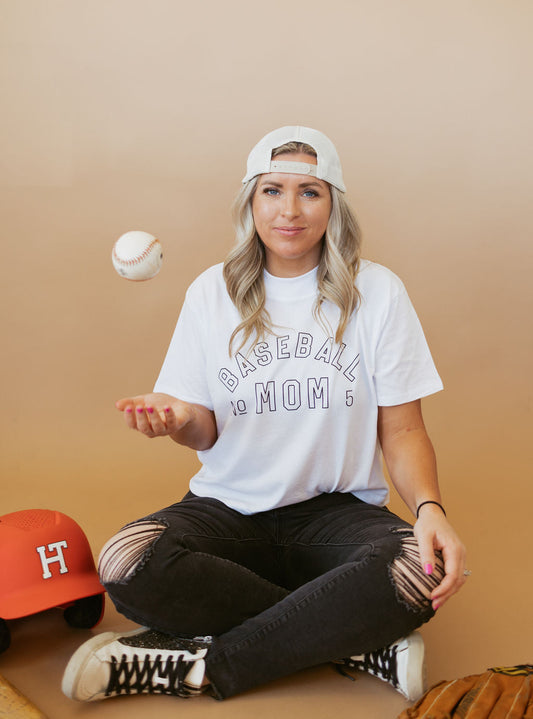Customizable Sports Mom | Mom Crop Tee-Cropped Tees-Sister Shirts-Sister Shirts, Cute & Custom Tees for Mama & Littles in Trussville, Alabama.