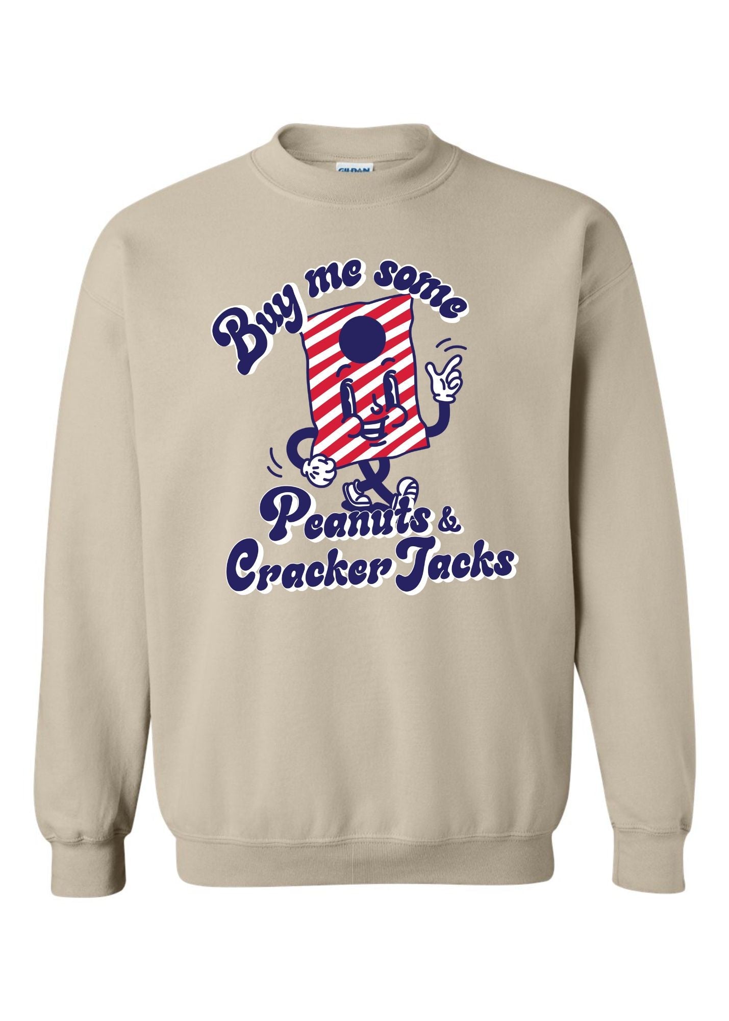 Peanuts + Cracker Jacks | Pullover | Adult-Adult Pullover-Sister Shirts-Sister Shirts, Cute & Custom Tees for Mama & Littles in Trussville, Alabama.